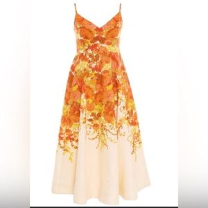 Zimmermann Citrus Ikat Floral Dress size 1
